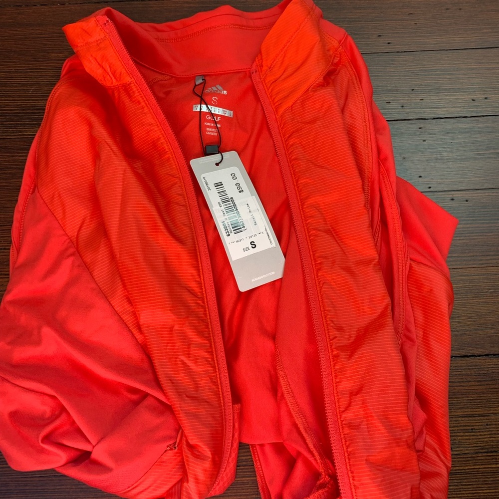 Women’s Adidas golf vest - new bright orange